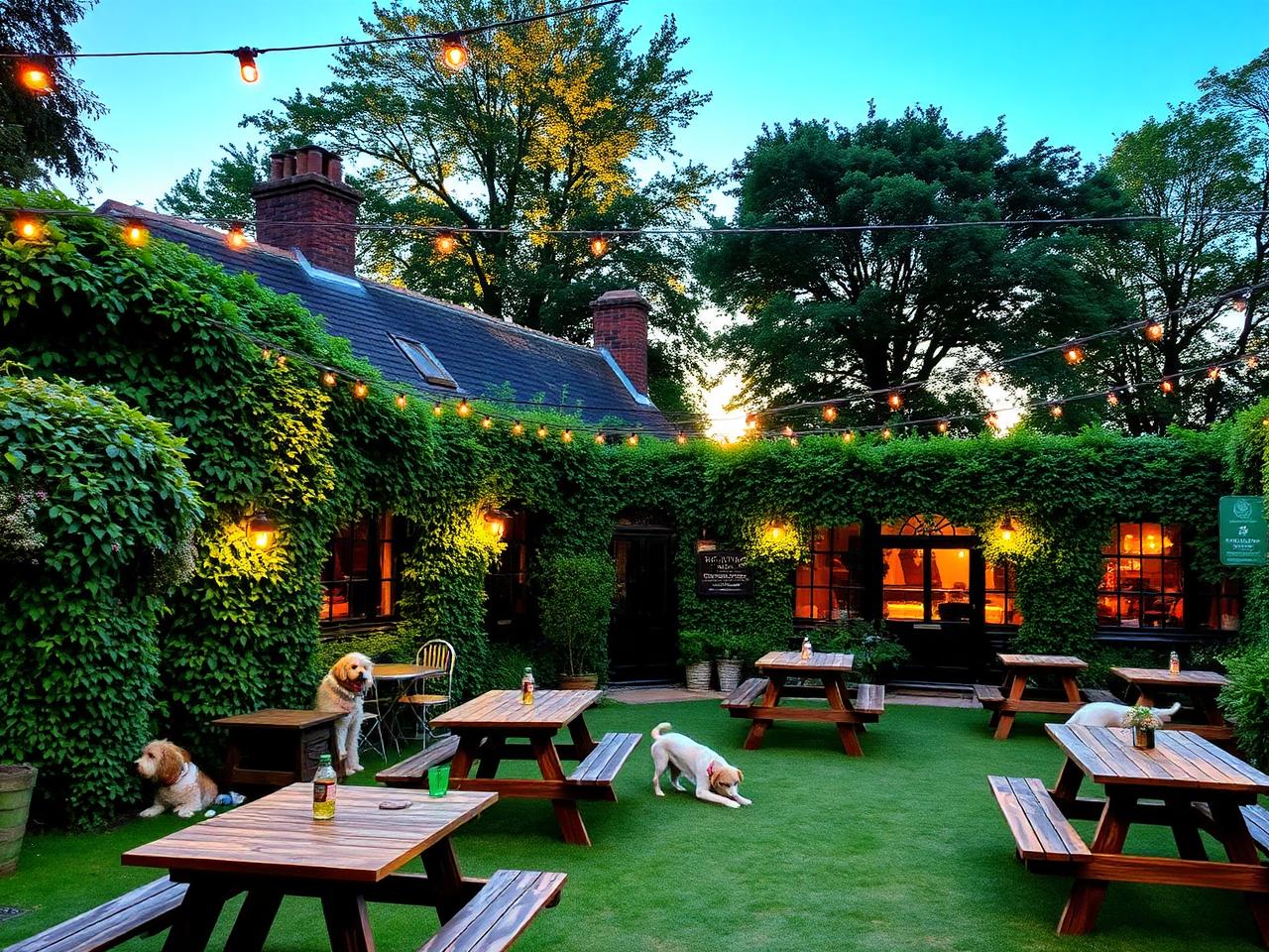 Beer garden